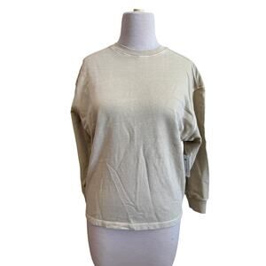 BP. Beige Crewneck Long Sleeve Sweatshirt Women’s Size XS - NWT